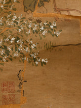 Load image into Gallery viewer, Japanese Painting of Rice Farmers, Circa Late 18th Century, Seal of 島田