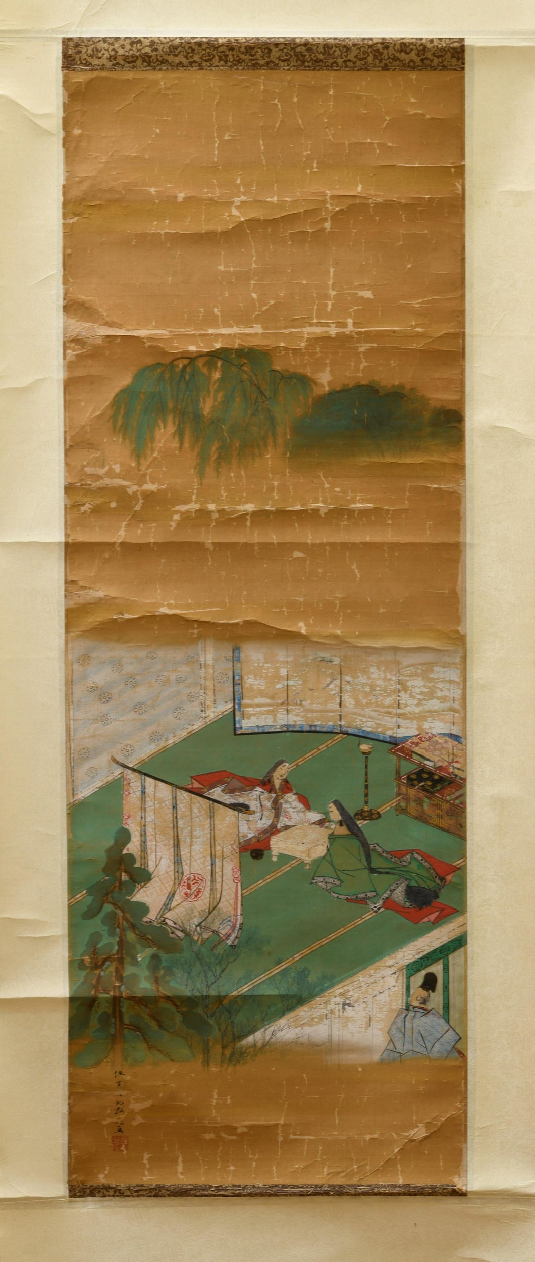 Edo-Era Japanese Painting by Sumiyoshi Hirotsura (住吉弘貫)