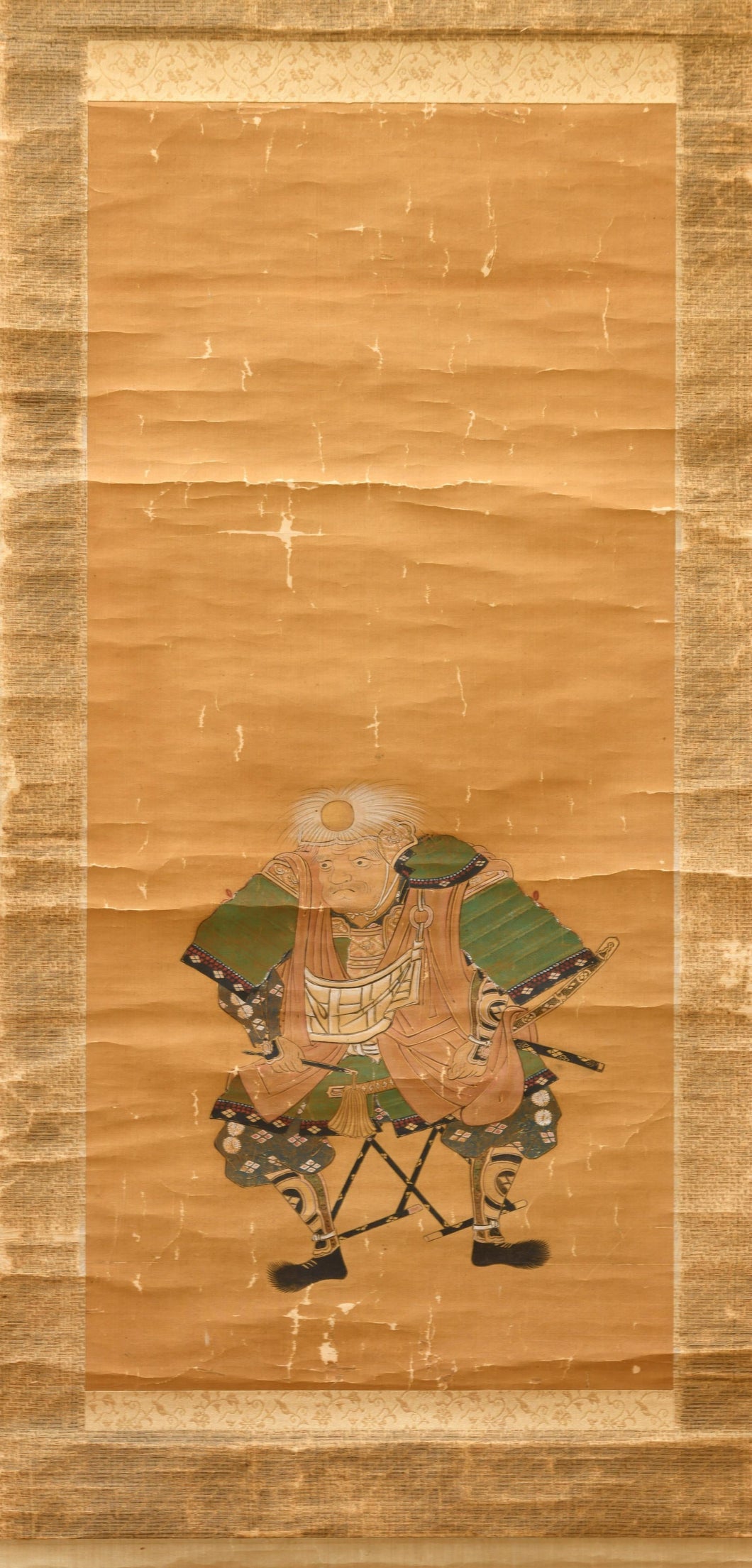 Japanese Painting of Grumpy Samurai